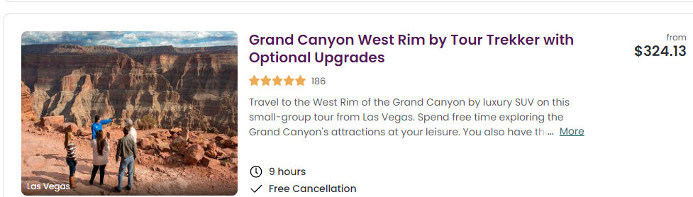 grand canyon tour deal